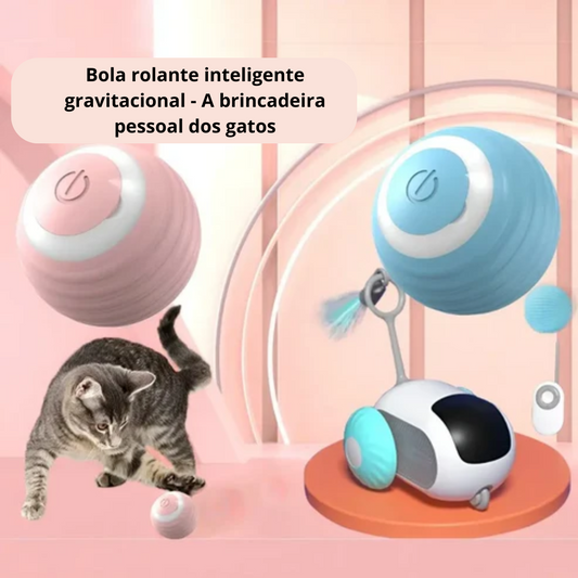 Smart Pet Ball  para gatos, interativa, inteligente, automático, eletrônico