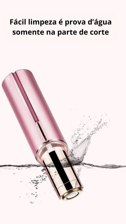 Mini Aparador elétrico para mulheres, em formato de batom, indolor e eficaz, remoção de pelos faciais e outros