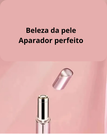 Mini Aparador elétrico para mulheres, em formato de batom, indolor e eficaz, remoção de pelos faciais e outros