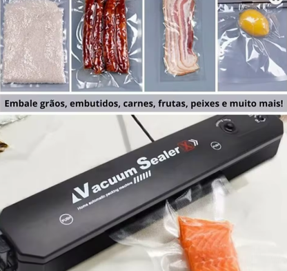 Máquina De Selar A Vácuo de Alimentos Residencial Saco Plástico