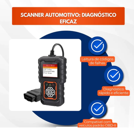 Scanner Automotivo OBD2 Portátil