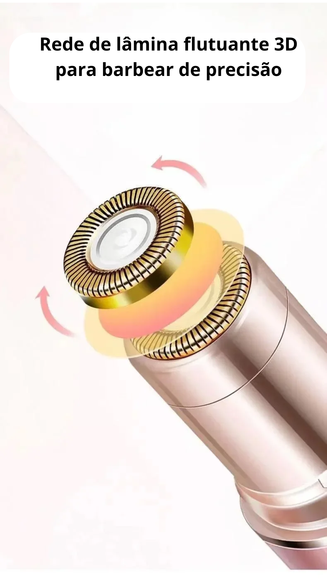 Mini Aparador elétrico para mulheres, em formato de batom, indolor e eficaz, remoção de pelos faciais e outros