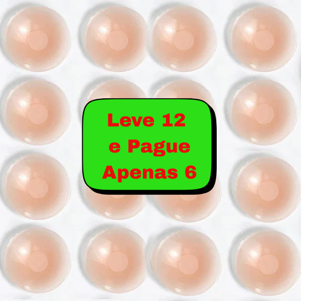 Protetor para Seios em Silicone Reutilizáveis        🌟 Super Promoção! Leve 12 e Pague Só 6!