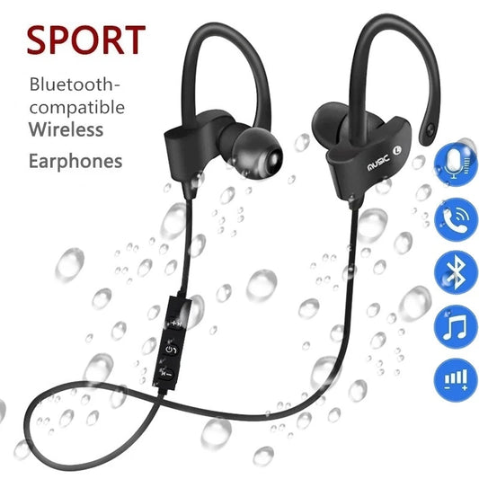 Fone de ouvido sem fio Bluetooth á prova d'água para quem pratica Esporte