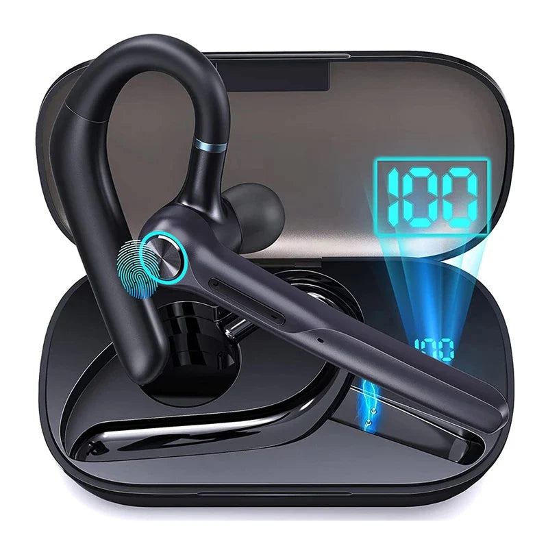 Fone de ouvido Bluetooth com microfone auriculares  Wireless á prova d'água