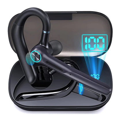 Fone de ouvido Bluetooth com microfone auriculares  Wireless á prova d'água