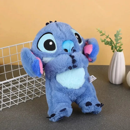 Pelúcia Disney Stitch, acompanhante para dormir, som relaxante, musical, com airbag e luz, e que respira