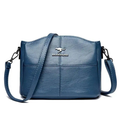 Bolsa em  couro Sintético macio Casual Crossbody, feminino  de alta qualidade - Balidaishu