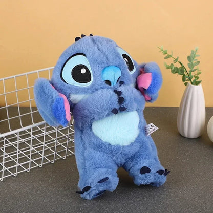 Pelúcia Disney Stitch, acompanhante para dormir, som relaxante, musical, com airbag e luz, e que respira