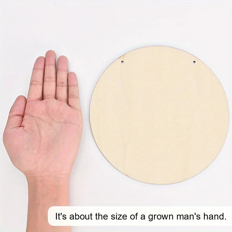 Decoração 2D de Ornamento Religioso de Parede ou Porta Arte de Parede redondo 20cm.