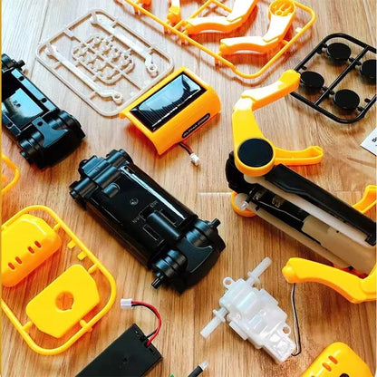 Kits para montagem de robô movidos a energia solar para crianças