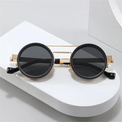 Óculos de sol com lentes ajustável KLASSNUM ND9 Unissex, com escurecimento, redondos e polarizados