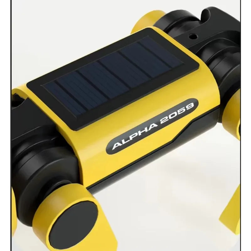 Kits para montagem de robô movidos a energia solar para crianças