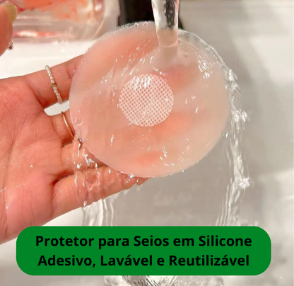 Protetor para Seios em Silicone Reutilizáveis        🌟 Super Promoção! Leve 12 e Pague Só 6!